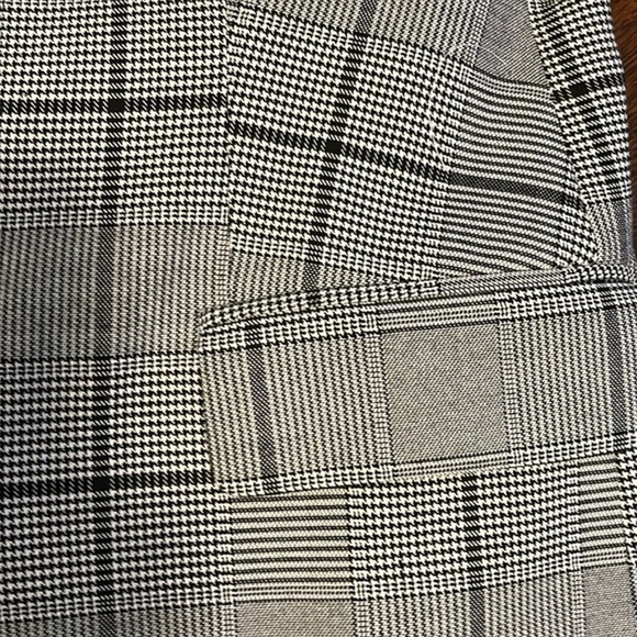 Vince Camuto‎ Womens Glen Gray Plaid Notch-Collar Boyfriend Blazer size 0 - Picture 12 of 16